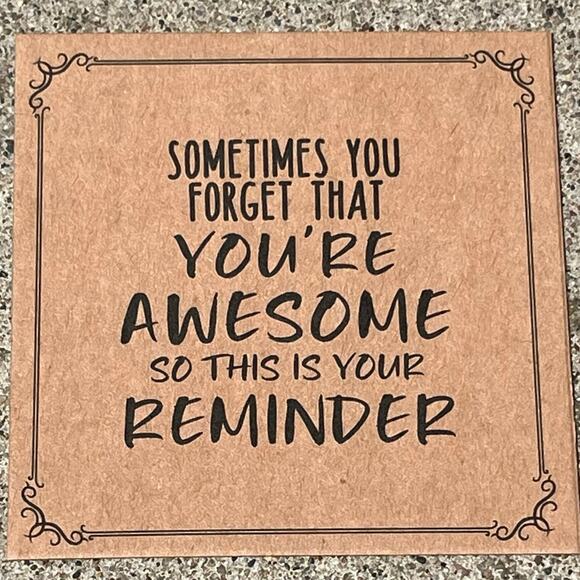 Stone Bracelet New You are Awesome Positive Affirmation Stretches Gift Present - Picture 3 of 3